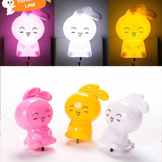 Đèn ngủ led hình con thỏ dễ thương