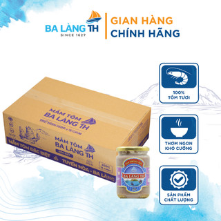 Mắm tôm đặc biệt ba làng th 350gr lọ thủy tinh