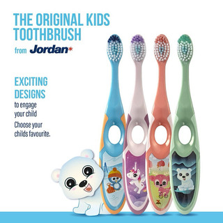 Bàn chải đánh răng cho bé Jordan Step 2 (3-5 tuổi)