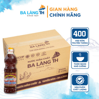  Nước Mắm Chắt Cá Cơm Ba Làng TH 400 Năm Truyền Thống 800ml