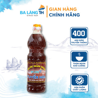 Nước mắm chắt cá cơm ba làng th 400 năm truyền thống 900ml