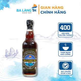 Nước Mắm Cốt Ba Làng TH 400 Năm Truyền Thống Chai Thủy Tinh 500ml