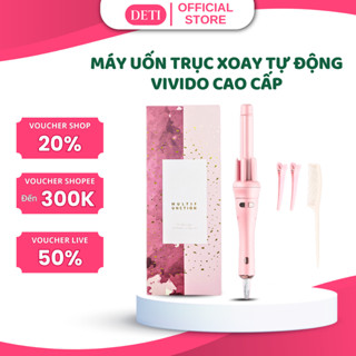 Máy uốn tóc xoăn tự động AKIO chất liệu gốm sứ đường kính uốn 28mm và 32mm