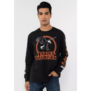 Áo thun dài tay đại bàng chính hãng Harley Davidson