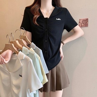 Áo thun BIGSIZE cộc tay có cổ M26061 55-95KG [BOON BOON BIGSIZE]