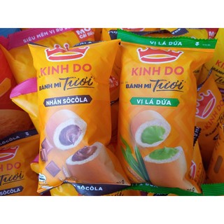 Bánh mì kinh đô vị lá dứa/socola lốc 10 bánh×40gam