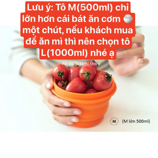 (HÌNH THẬT)Tô gấp gọn Msquare M(500ml).
