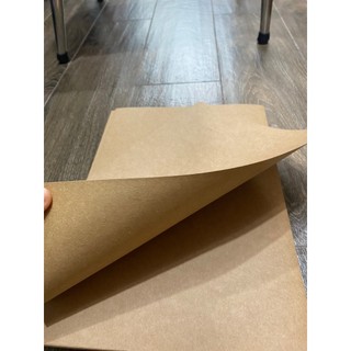 combo 10 tờ Giấy Kraft nâu loại định lượng 250gsm