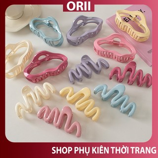 Kẹp tóc càng cua chữ M ,kẹp tóc càng cua to ,kẹp tóc 11cm ,kẹp tóc hàn quốc ORII chất liệu  nhựa acrylic cao cấp.