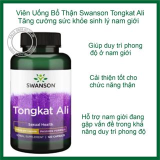 Viên Uống Tăng Cường Sinh Lý Swanson Tongkat Ali 400mg 120 viên