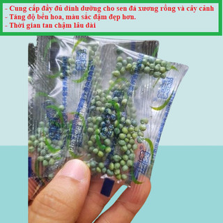 Phân bón tan chậm xanh cực tốt dành cho cây hoa và cây cảnh