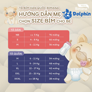 miếng dùng thử tã bỉm Bimana Hàn Quốc