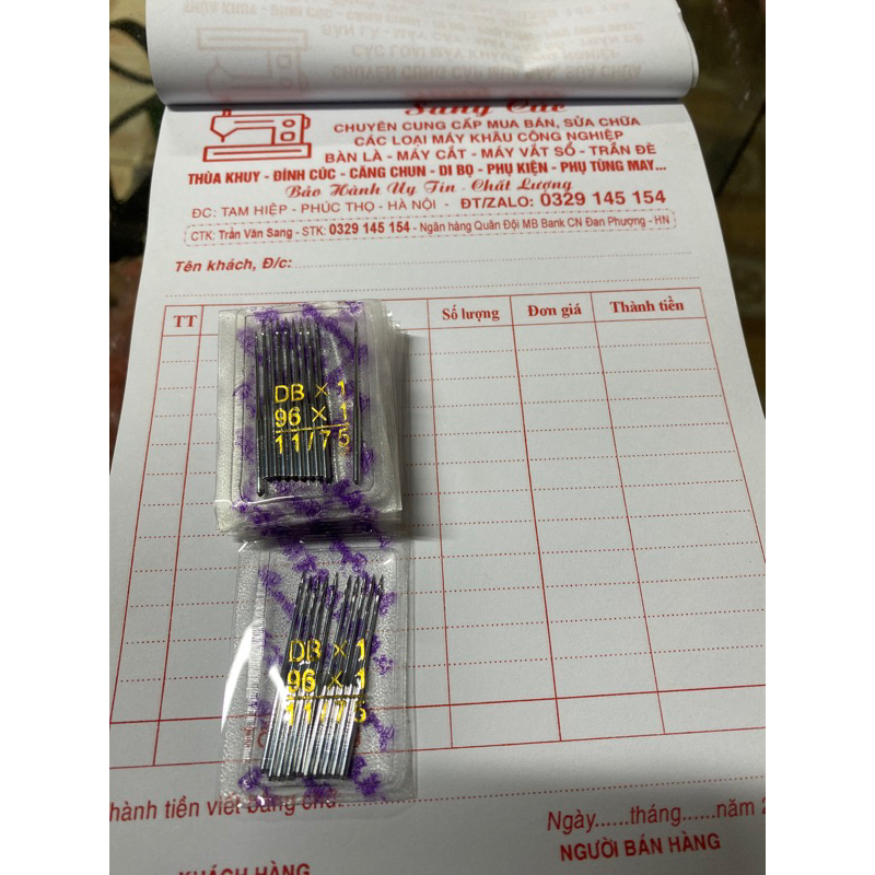 kim DB *1 máy thẳng 1 kim