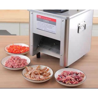 máy thái thịt, tai heo 2 cửa động cơ đồng 100%