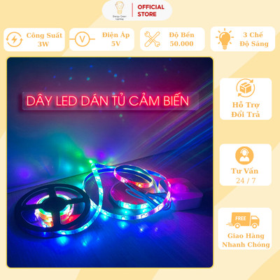 Dây LED Energy Green Lighting Dán Tủ Cảm Biến Chuyển Động DL-239 - Decor Trang Trí Phòng