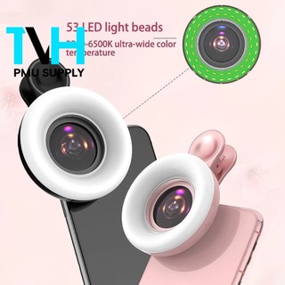 Lens lq-190 macro 15x có đèn led quay video chụp ảnh gắn camera điện thoại - dcpx tvh