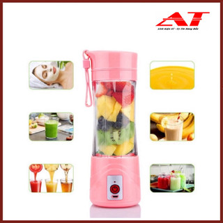 Máy xay sinh tố cầm tay Juice cup, 380ml, máy xay sinh tố mini lưỡi thép cao cấp