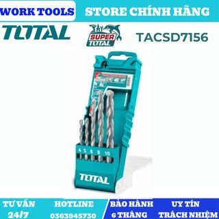 Bộ 5 mũi khoan đa năng total tacsd7156
