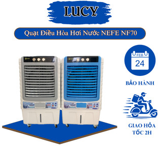 Quạt Điều Hòa Hơi Nước NEFE NF70 Làm Mát Không Khí Nhanh Điều Khiển Từ Xa Dung Tích 70 lít