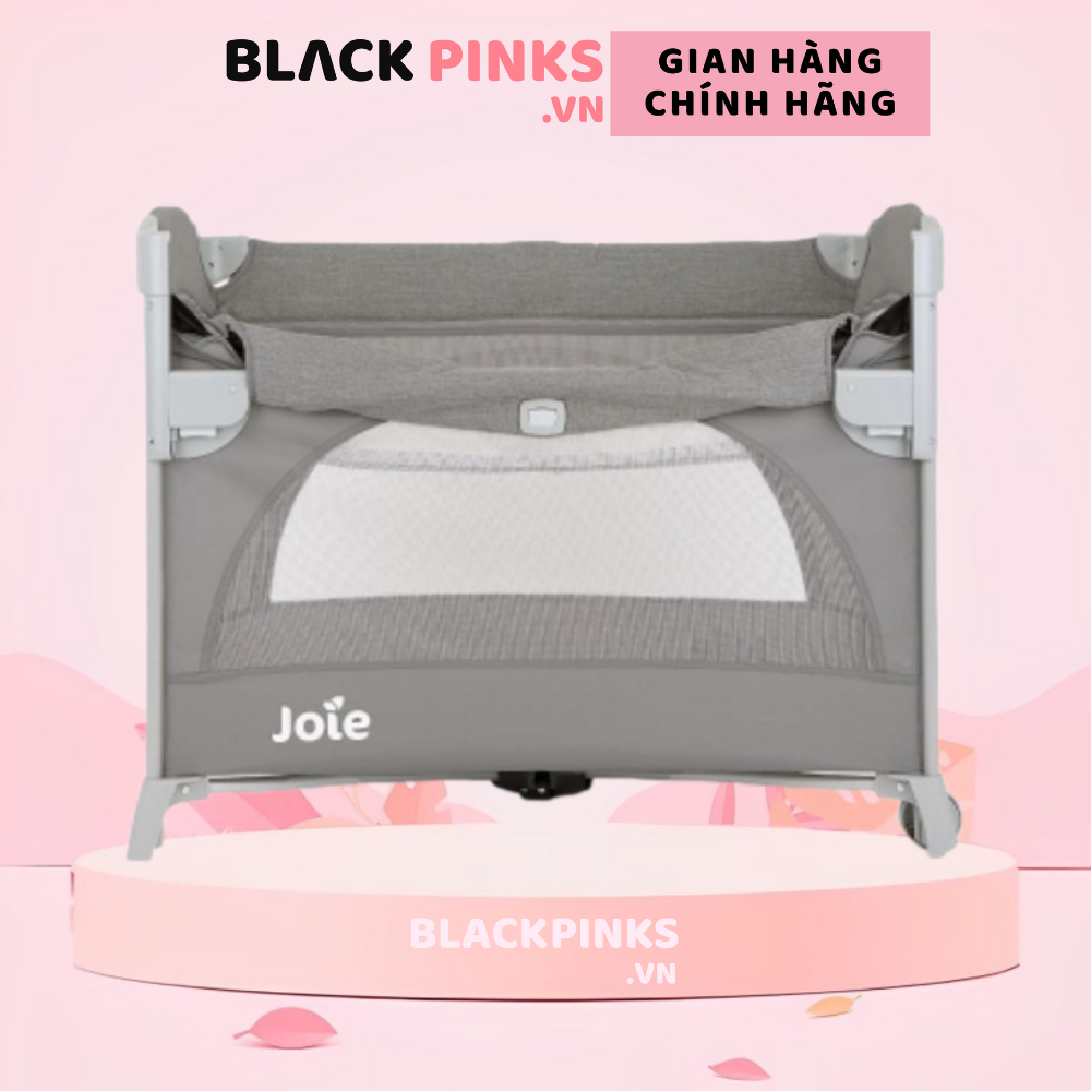 Giường cũi trẻ em Joie Kubbie Sleep Foggy Gray