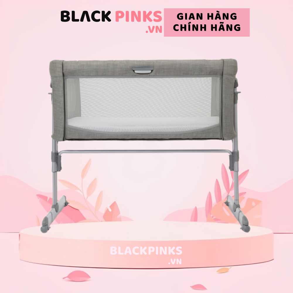 Nôi ngủ cạnh giường Joie Roomie Glide Foggy Gray