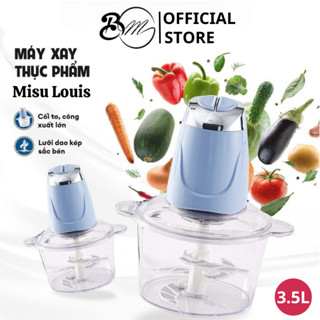 Máy Xay Thực Phẩm Đa Năng, Xay Thịt Misu Louis Công Suất Lớn 500w, Lưỡi Dao 4 Cánh Sắc Bén, Dung Tích 3.5L SP412326061