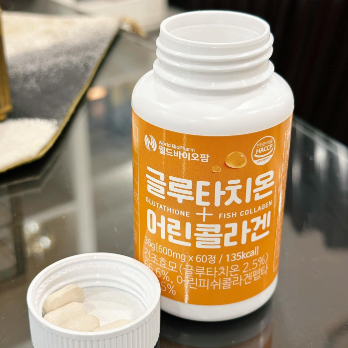 VIÊN UỐNG TRẮNG DA BIO PHARM  TRẺ HOÁ 60 VIÊN HÀN QUỐC