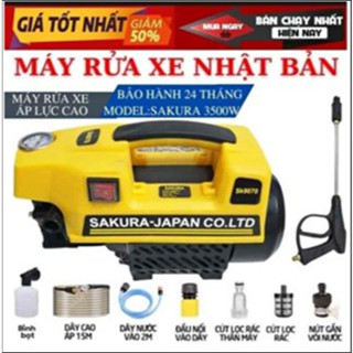 Máy rửa xe SAKURA công nghệ Nhật Bản - Công suất lớn