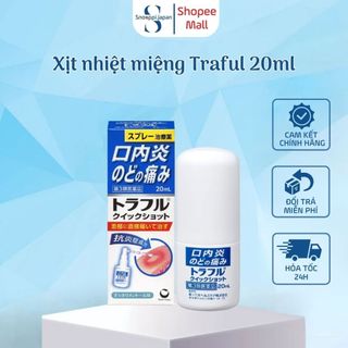 Xịt nhiệt miệng Traful Nhật Bản - Lọ 20ml