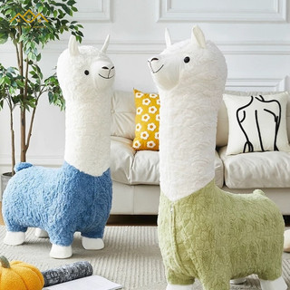 Ghế sofa tạo hình lạc đà kiểu dáng dễ thương, ghế sofa lười nhồi bông nội thất phòng khách hàng nội địa nội thất maris