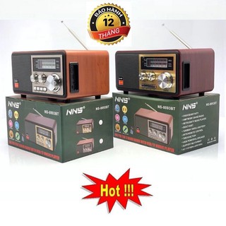 Đài radio ns-8093bt, bluetooth nns, bắt sóng fm, am,sw /usb/tf, cổng thẻ nhớ quà tặng cho người thân
