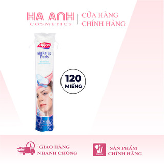 Bông tẩy trang tippys classic make up pads 120 miếng