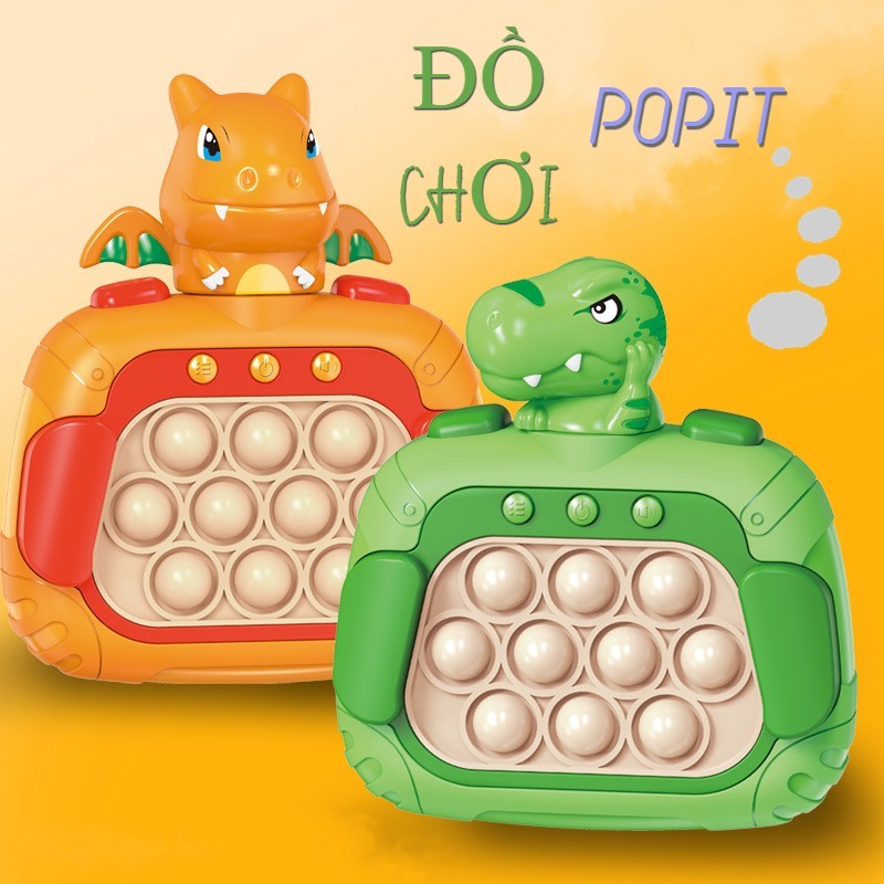 Máy Chơi Game Pop It, Pop It Điện Tử 10 Phím Cho Bé, Đồ Chơi Rèn Tư Duy, Nhạy Bén cho Bé 89016 THẾ G