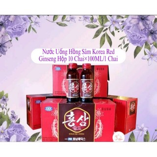 Nước uống hồng sâm korea red ginseng hộp 10 chai×100ml/1 chai