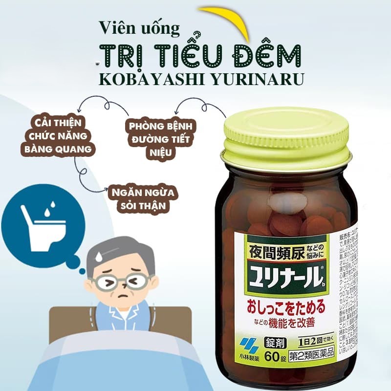 Viên uống giảm tiểu đêm, tiểu rắt Kobayashi chính hãng Nhật bản