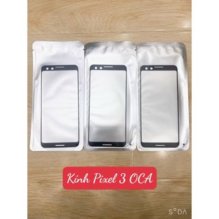 Pixel 3 - Kính ép màn hình có keo oca google pixel 3 - kính ép liền keo - kính pixel 3
