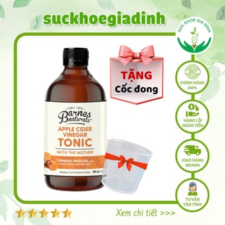Giấm Táo Tonic Barnes Naturals 500mL
