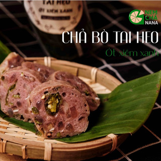 Chả bò tai heo ớt xiêm xanh nem chả nana chuẩn vị 500g giá tốt