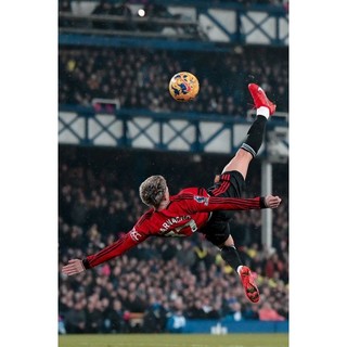 Ảnh Poster Cầu Thủ Bóng Đá Manchester United - Tranh decal dán tường MU: Alejandro Garnacho