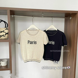 Áo Len Cộc Tay Mỏng Paris