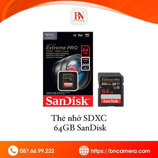 Thẻ nhớ sdxc 128gb/64gb sandisk