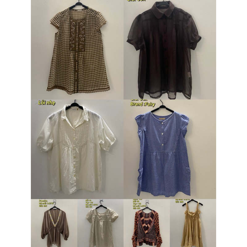 [2hand] Áo kiểu phong cách mori girl/ fairy/bohemi/ preppy
