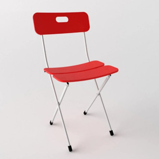 Ghế gấp gọn nhựa 3 lá ngồi văn phòng cà phê quán ăn tiện dụng