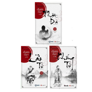 Sách combo 3 cuốn: đàm đạo với phật đà + đàm đạo với khổng tử + đàm đạo với lão tử