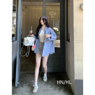 Set sơmi xanh 3 món