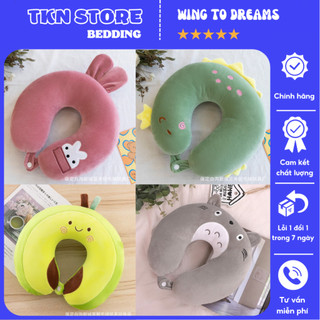 Gối Kê Cổ Chữ U Gối Tựa Cổ Bông Đi Máy Bay Ô tô Du Lịch Chống Mỏi Cổ Làm Việc Văn Phòng Hay Đi Du Lịch Hình Thú