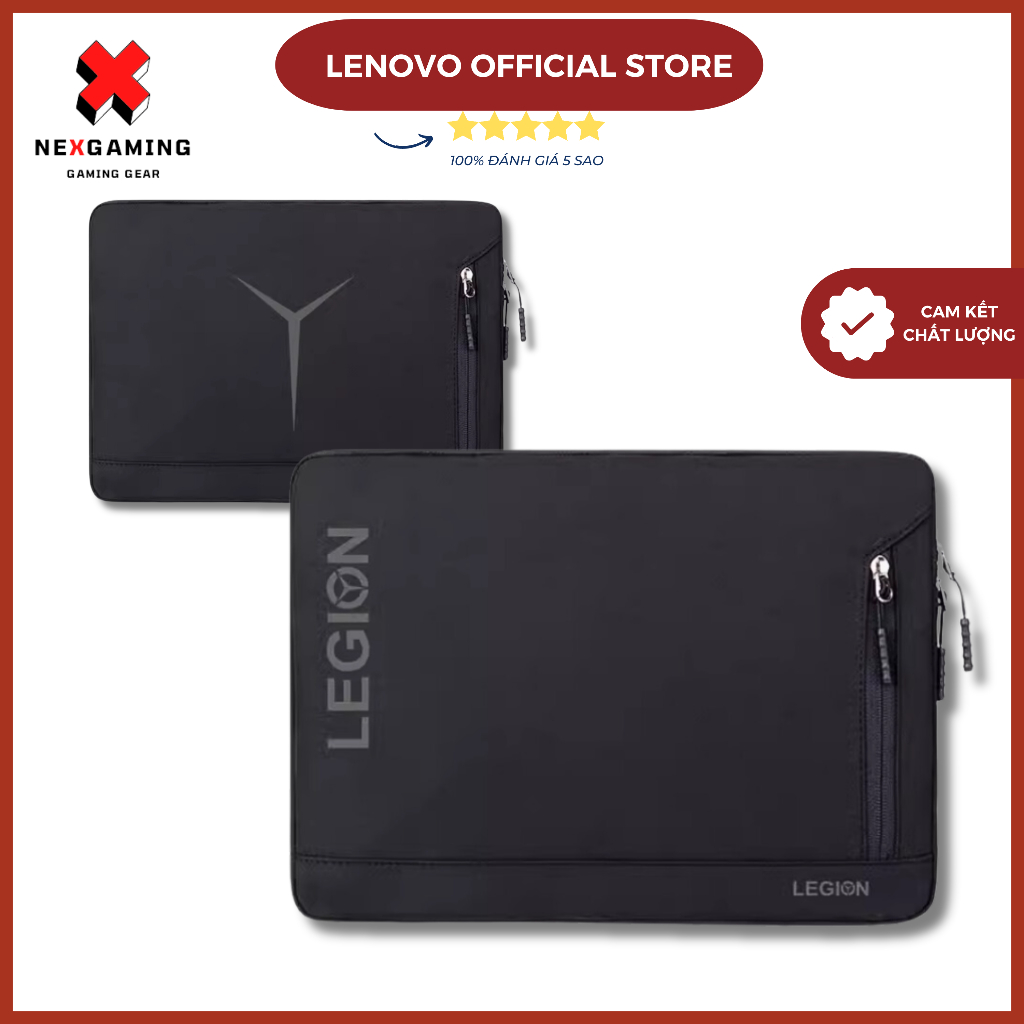 Túi chống sốc Lenovo Legion và túi đựng sạc lót nhung cao cấp phù hợp laptop 15.6-16 inch