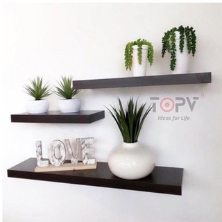  Kệ gỗ trang trí treo tường  decor thanh gỗ gắn tường mini phòng khách phòng ngủ để cây cảnh 