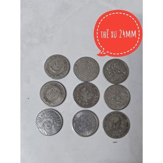 xu thẻ game 24mm (50thẻ) qua sử dụng
