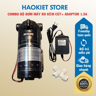 Combo Bộ bơm máy RO kèm cút + adaptor 1.5A Máy Lọc Nước RO chất lượng cao